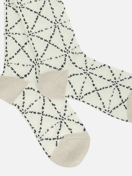 Classic socks Graphics  Beige - KAPITAL Men | PDP | VIETTI Online Store | 2
