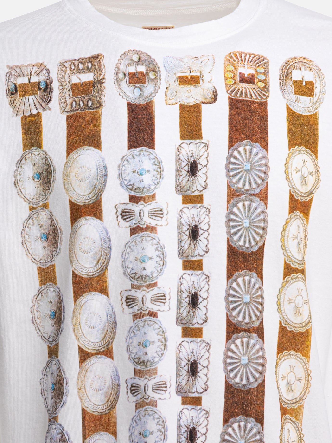 Crewneck t-shirts Graphics  White - KAPITAL Men | PDP | VIETTI Online Store | thumbnail_3