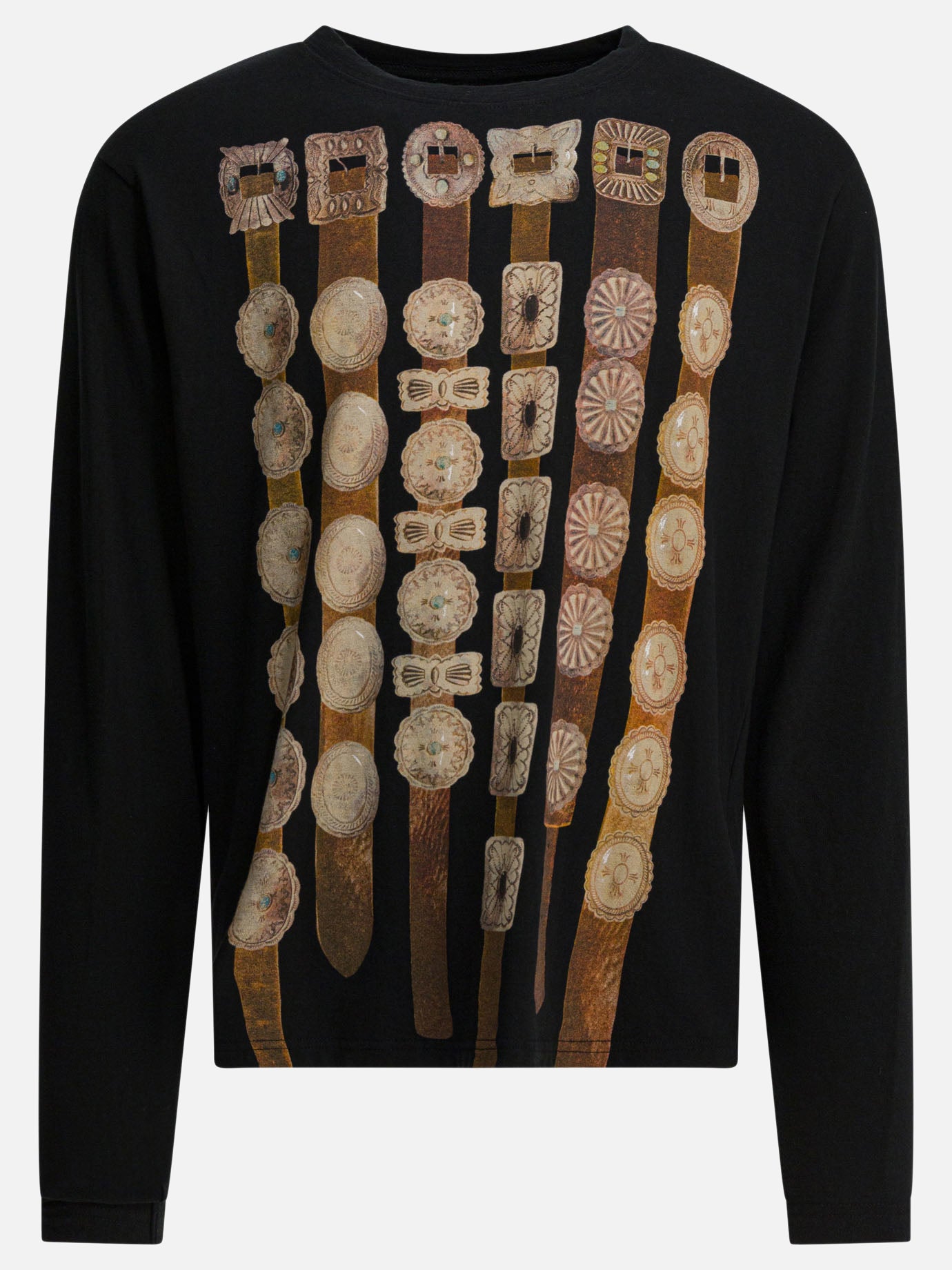 Crewneck t-shirts Graphics  Black - KAPITAL Men | PDP | VIETTI Online Store | Zoom-Modal
