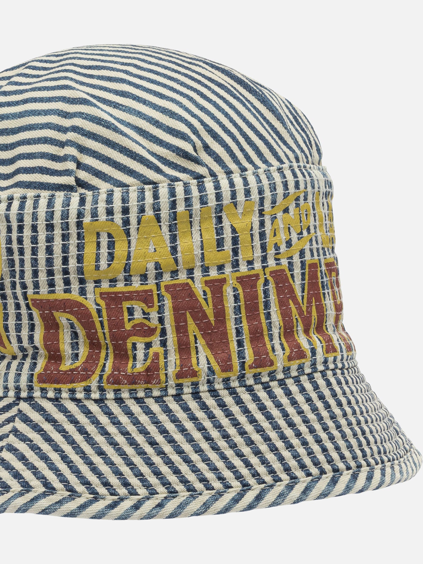 Bucket hats 100% cotton  White - KAPITAL Men | PDP | VIETTI Online Store | thumbnail_4