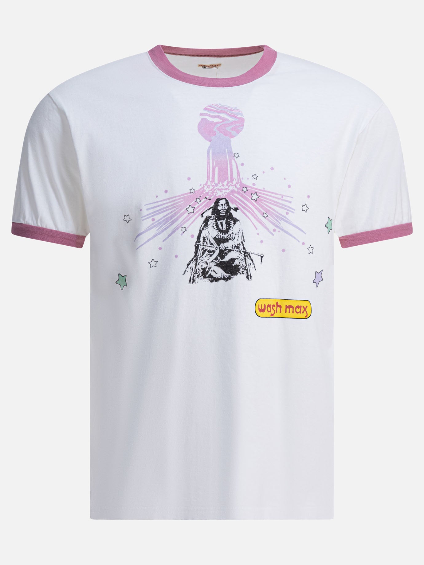 Crewneck t-shirts Print  White - KAPITAL Men | PDP | VIETTI Online Store | Zoom-Modal
