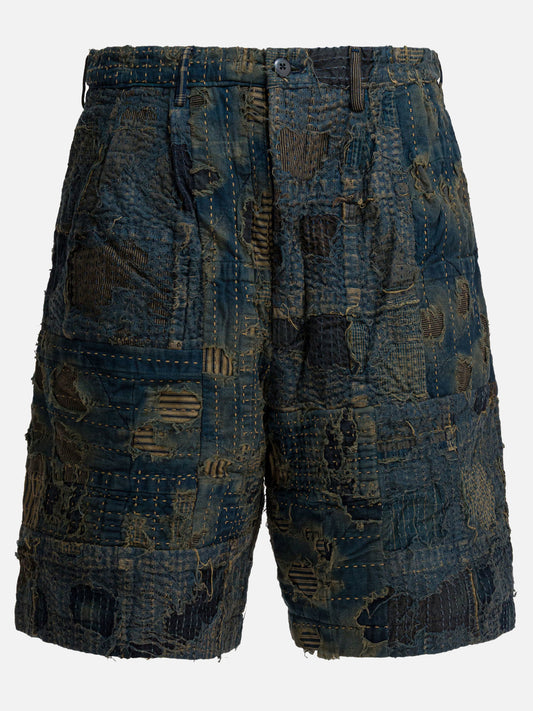 Five pockets shorts Patchwork  Blue - KAPITAL Men | PLP | VIETTI Online Store 
