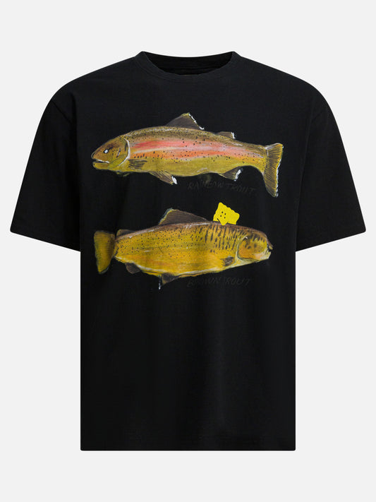 Crewneck t-shirts Graphics  Black - KAPITAL Men | VIETTI Online Store 
