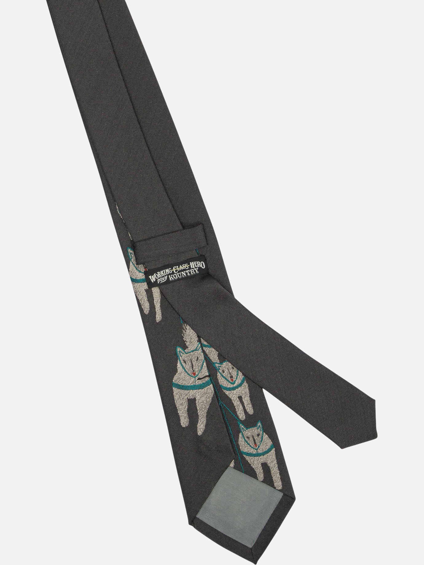 Ties 100% silk  Black - KAPITAL Men | PDP | VIETTI Online Store | thumbnail_2