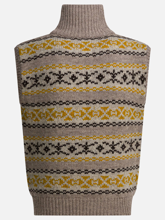 Vests Textured knit  Yellow - KAPITAL Men | VIETTI Online Store | 2
