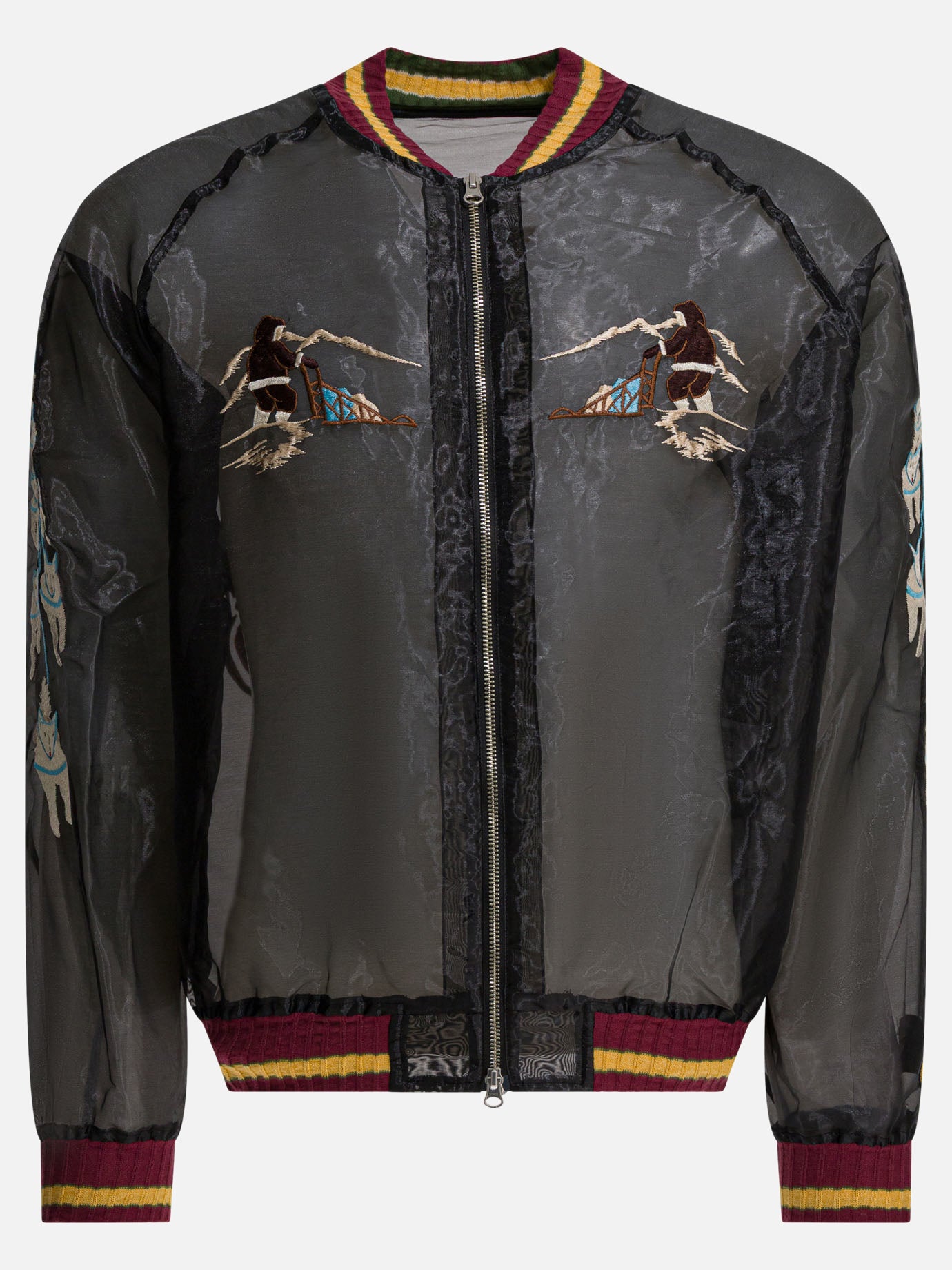Bomber jackets Embroidered  Black - KAPITAL Men | PDP | VIETTI Online Store | Zoom-Modal
