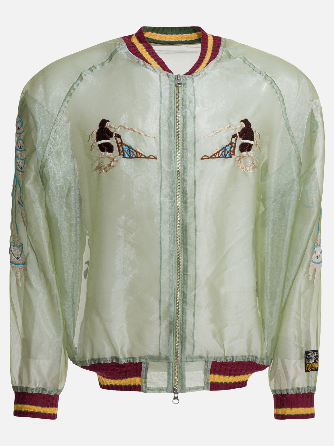 Bomber jackets Embroidered  Green - KAPITAL Men | PDP | VIETTI Online Store | thumbnail