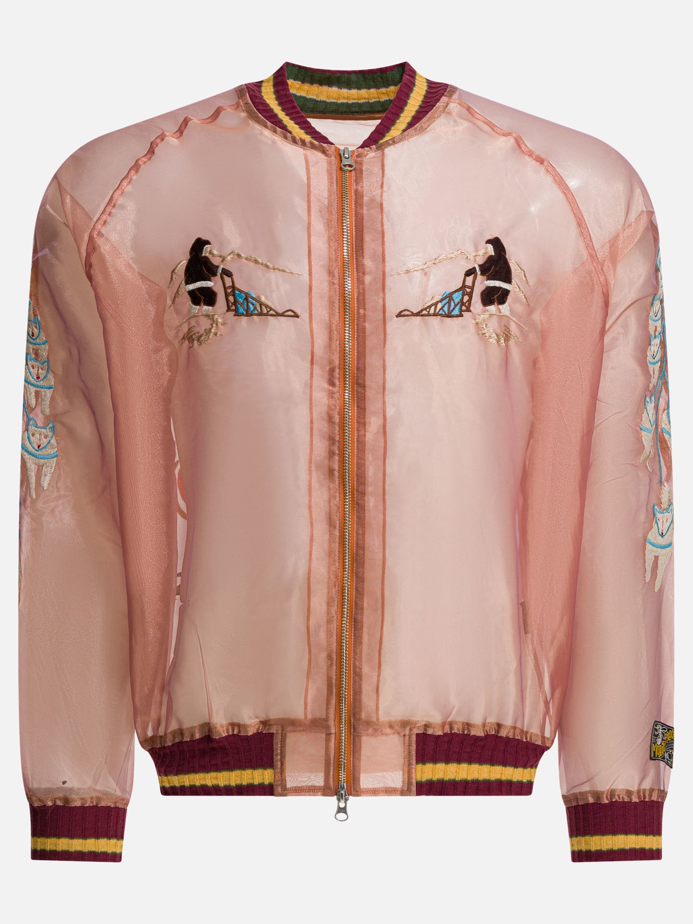 Bomber jackets Embroidered  Orange - KAPITAL Men | PDP | VIETTI Online Store | Zoom-Modal
