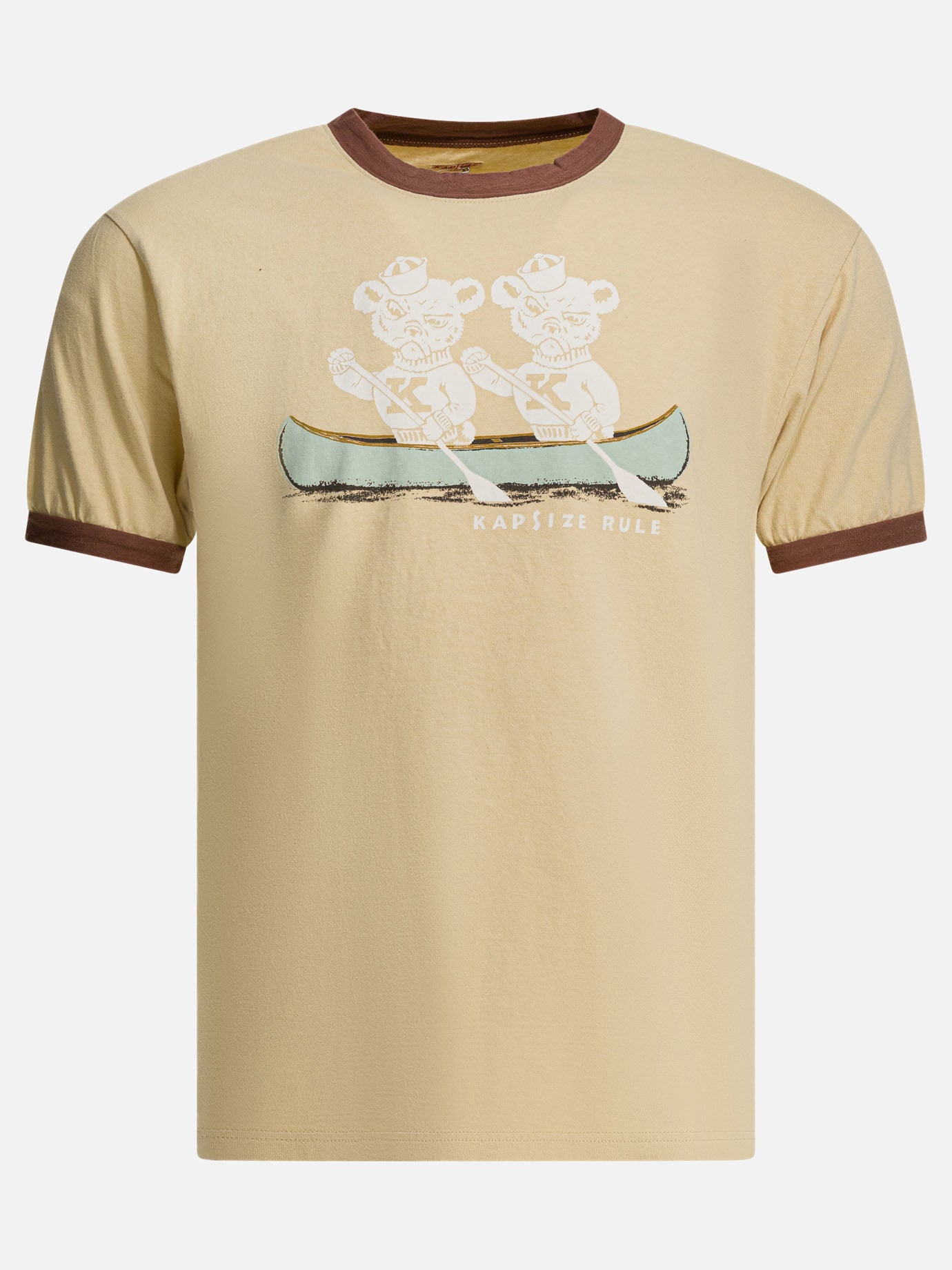 Crewneck t-shirts Graphics  Beige - KAPITAL Men | PDP | VIETTI Online Store | thumbnail