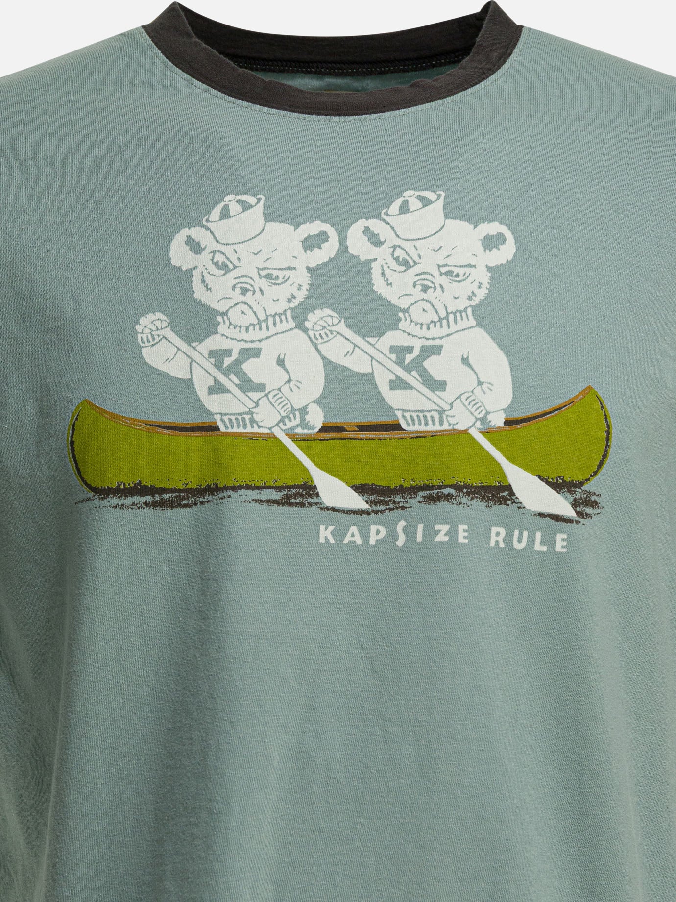 Crewneck t-shirts Graphics  Blue - KAPITAL Men | PDP | VIETTI Online Store | thumbnail_3