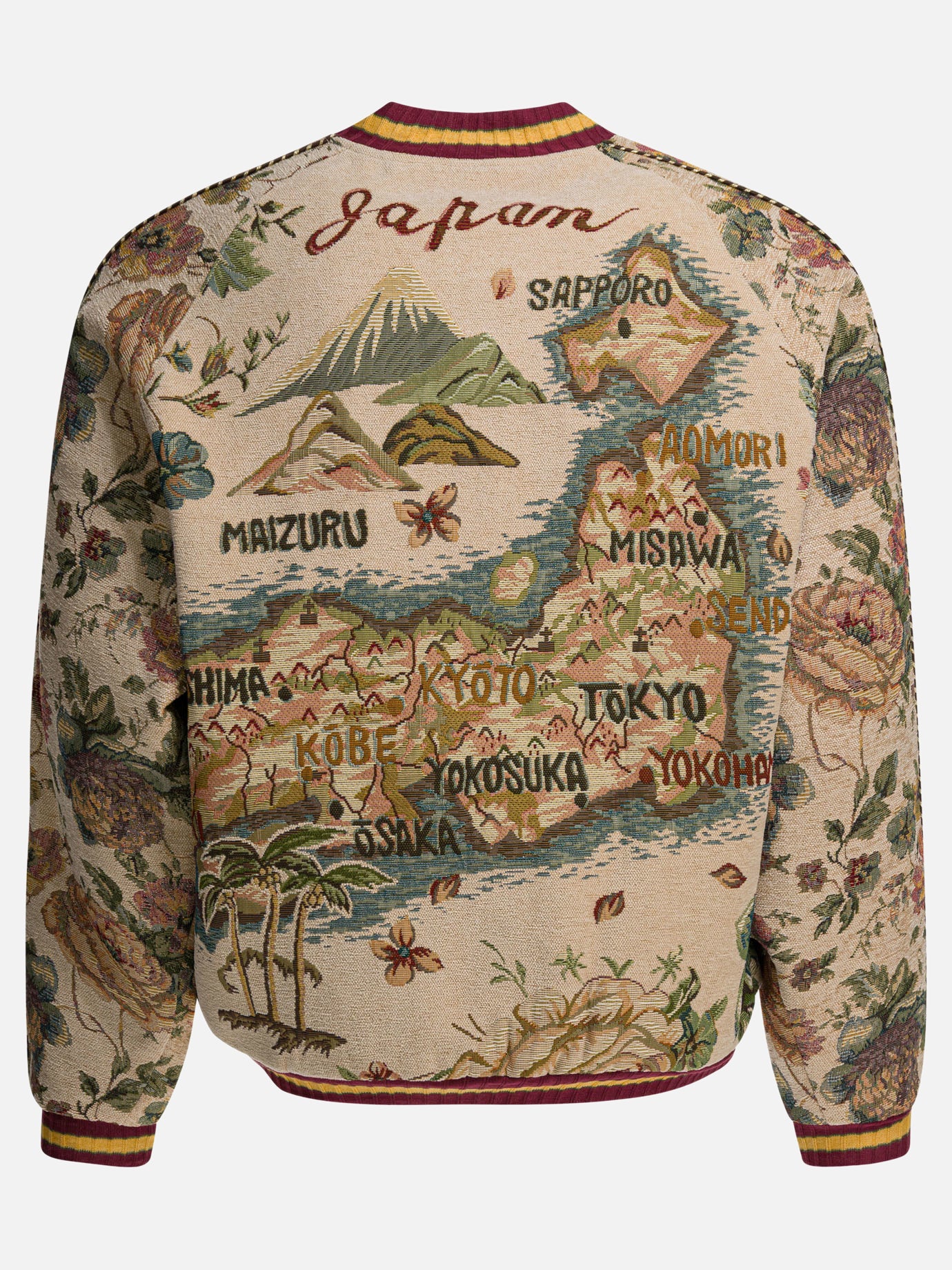 Bomber jackets Floral  Beige - KAPITAL Men | PDP | VIETTI Online Store | Zoom-Modal_2
