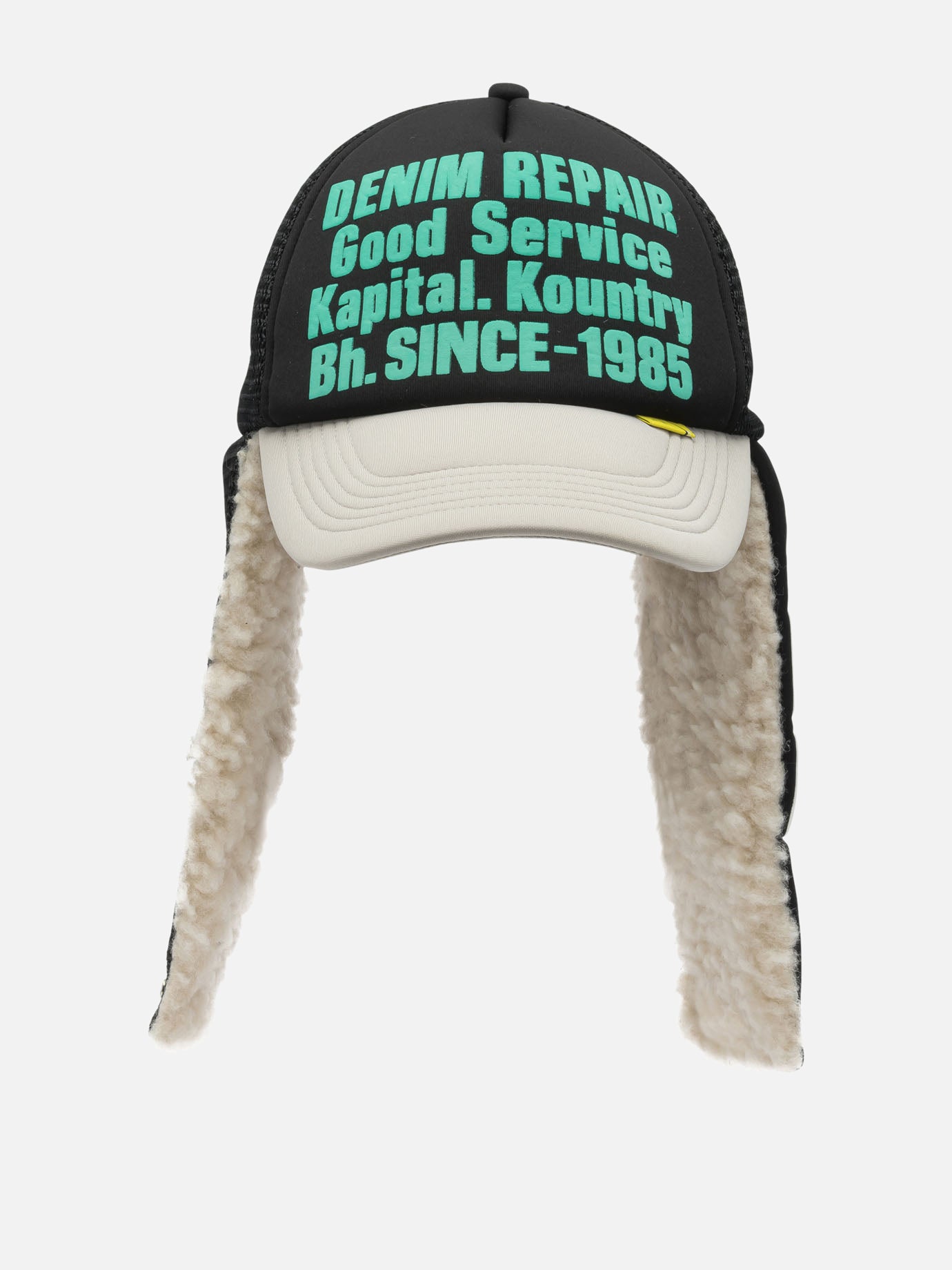 Trucker caps 100% polyester  Black - KAPITAL Men | PDP | VIETTI Online Store | thumbnail