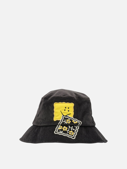 Bucket hats 100% cotton  Black - KAPITAL Men | PLP | VIETTI Online Store 
