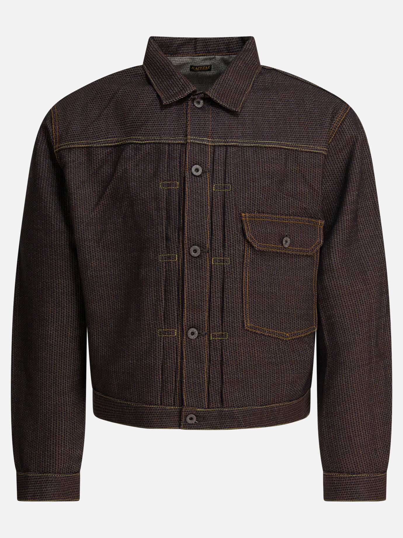 Denim jackets Solid colour  Brown - KAPITAL Men | PDP | VIETTI Online Store | thumbnail
