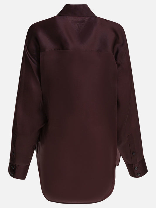 Casual shirts Solid colour  Bordeaux - Khaite Women | PLP | VIETTI Online Store | 2
