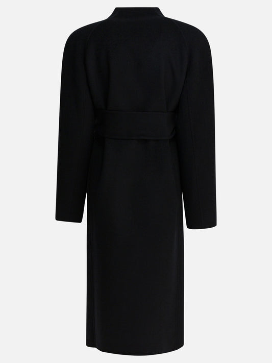 Long coats Solid colour  Black - Khaite Women | PDP | VIETTI Online Store | 2
