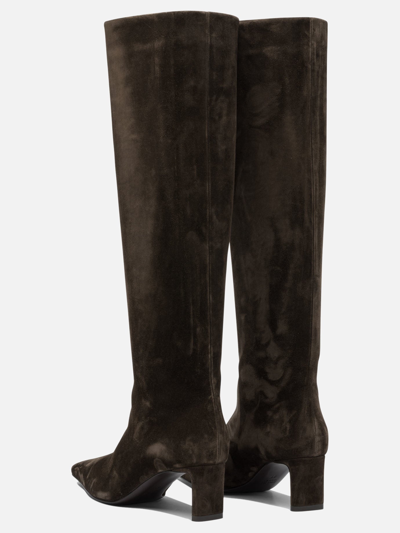 Knee-high 100% calf leather - 100% calf leather  Brown - Khaite Women | PDP | VIETTI Online Store | thumbnail_4