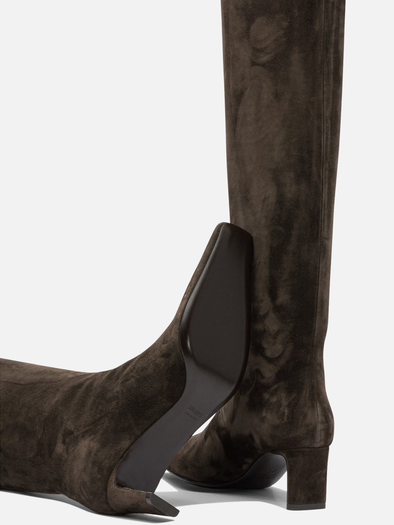 Knee-high 100% calf leather - 100% calf leather  Brown - Khaite Women | PDP | VIETTI Online Store | thumbnail_5