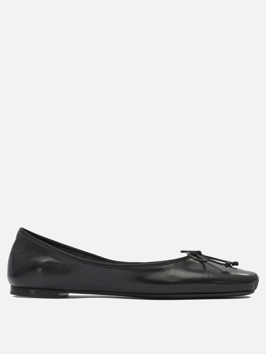 Classic ballet flats 80% Lambskin 20% Calfskin - 100% leather  Black - Khaite Women | PLP | VIETTI Online Store 
