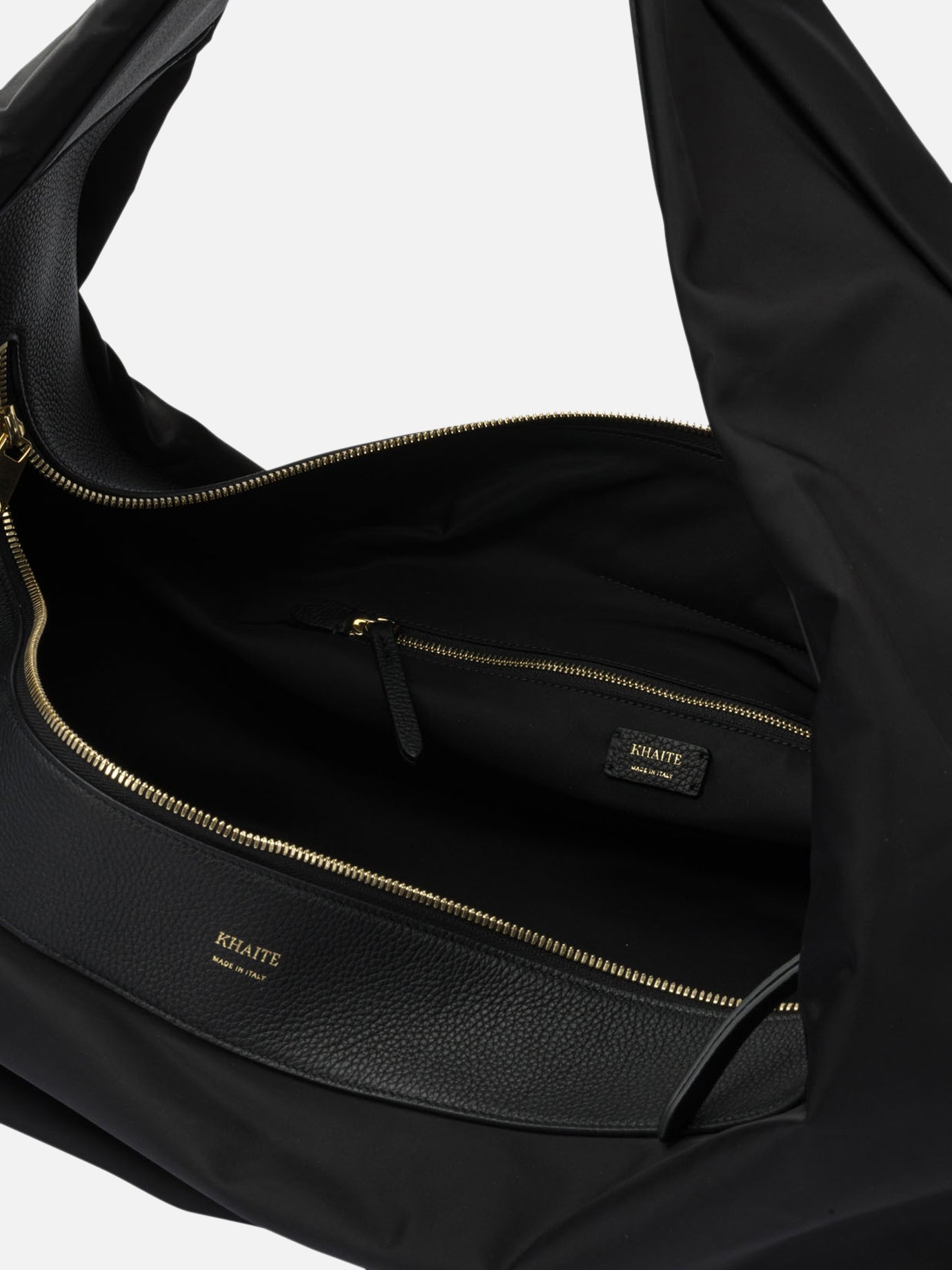 Large bags 70% nylon 30% calfskin  Black - Khaite Women | PDP | VIETTI Online Store | Zoom-Modal_5
