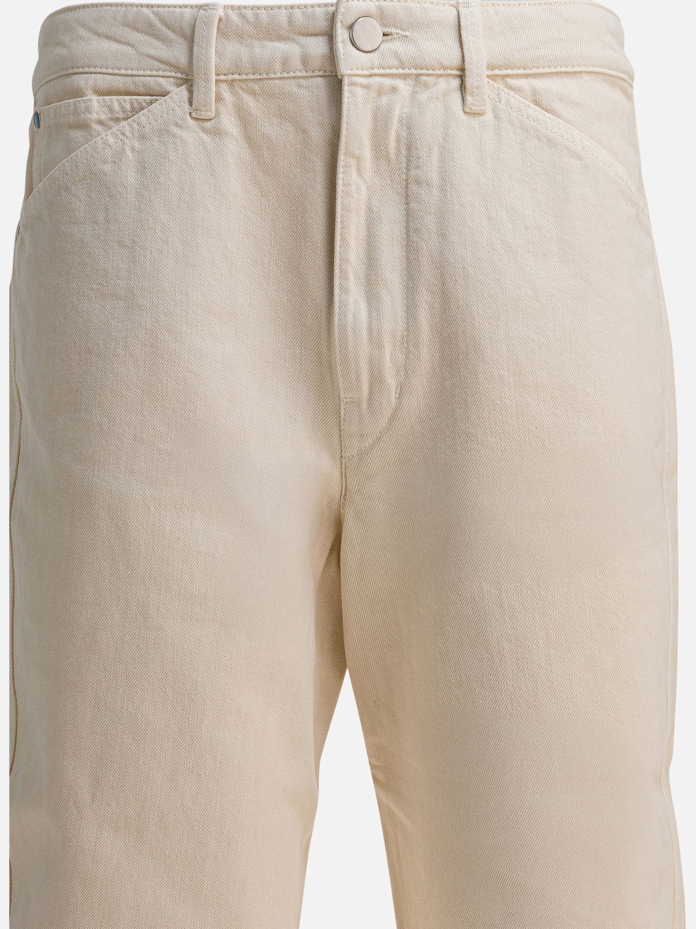 Straight-leg jeans Solid colour  Beige - Lemaire Women | PDP | VIETTI Online Store | thumbnail_3