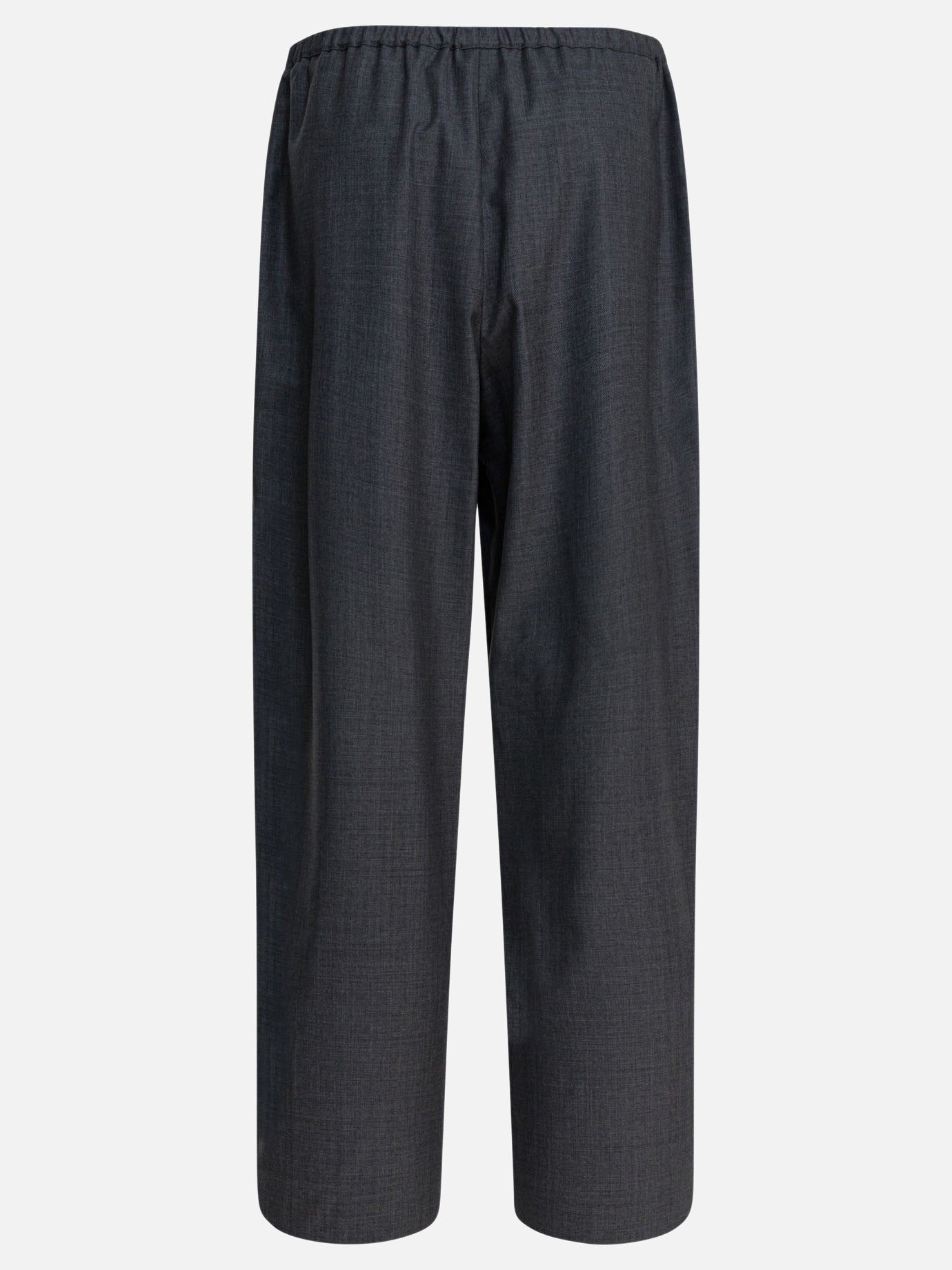 Leisure trousers Solid colour  Grey - LouLou De Saison Women | PDP | VIETTI Online Store | thumbnail_2
