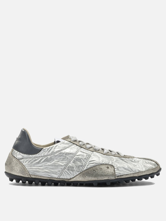 Low top sneakers 90% polyester 10% polyamide - 100% rubber  Silver - Maison Margiela Men | VIETTI Online Store 
