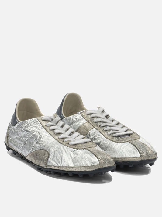 Low top sneakers 90% polyester 10% polyamide - 100% rubber  Silver - Maison Margiela Men | VIETTI Online Store | 2
