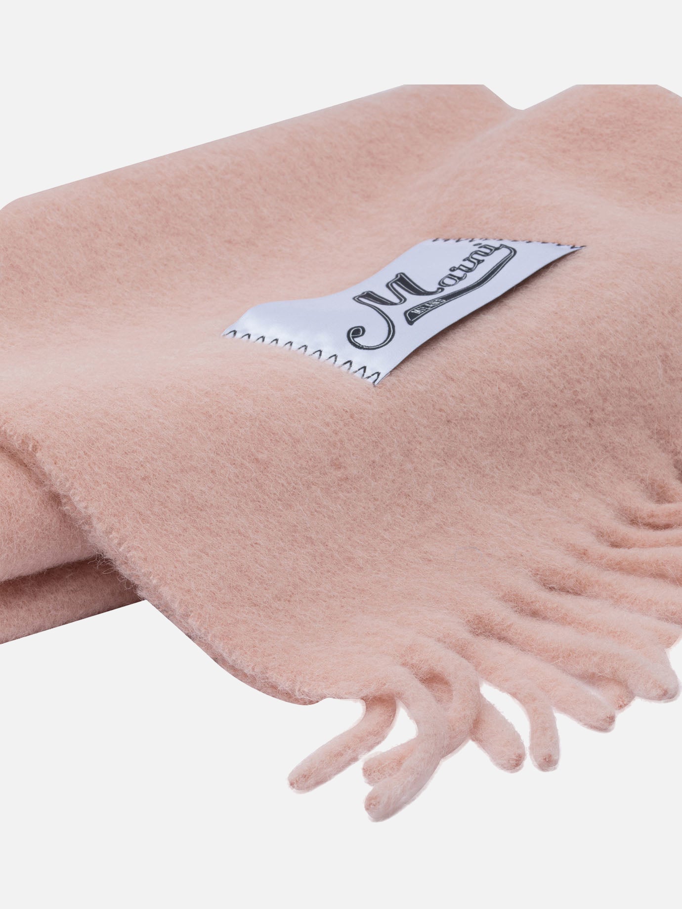 Fringed scarves 80% alpaca 20% polyamide  Pink - Marni Women | PDP | VIETTI Online Store | thumbnail_2