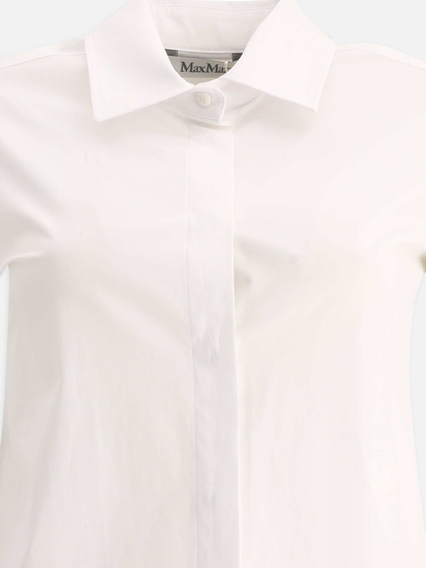 Casual shirts Solid colour  White - Max Mara Women | PDP | VIETTI Online Store | thumbnail_3