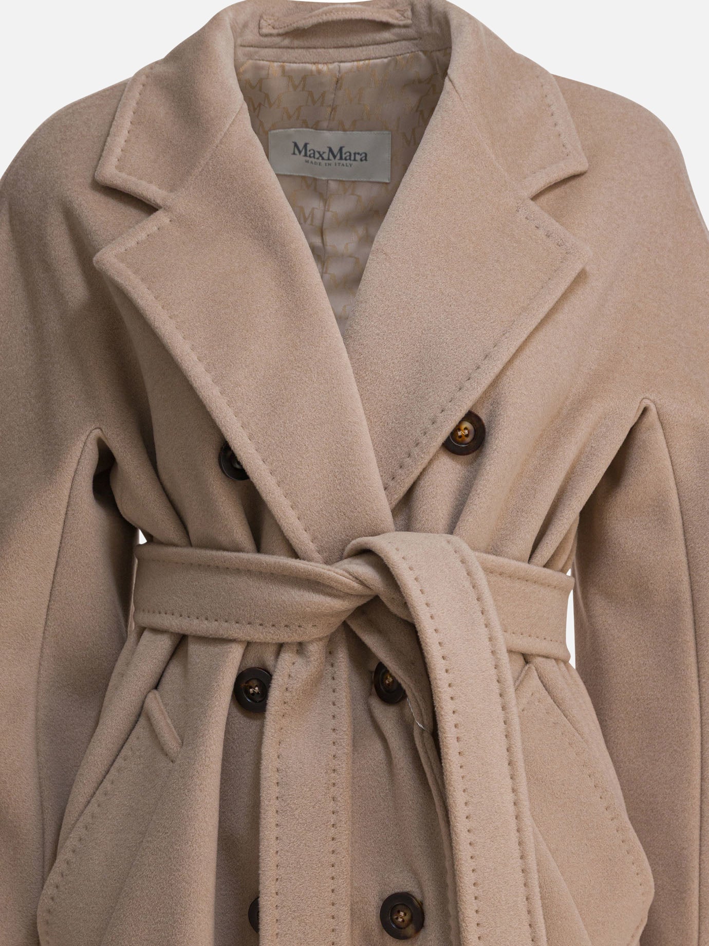 Max Mara &quot;101801&quot; Coat 13557732_38 Beige thumbnail_3