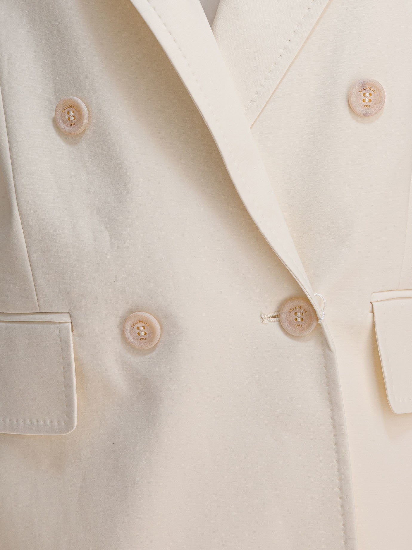 Max Mara &quot;Olimpia&quot; Blazer 10321247_38 White thumbnail_3