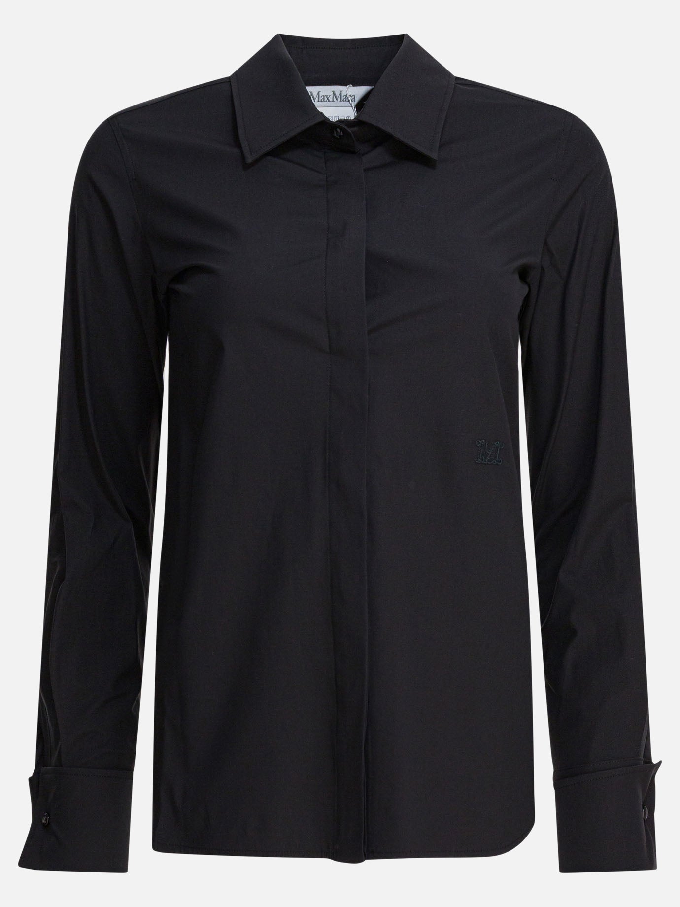 Casual shirts Solid colour  Black - Max Mara Women | PDP | VIETTI Online Store | thumbnail