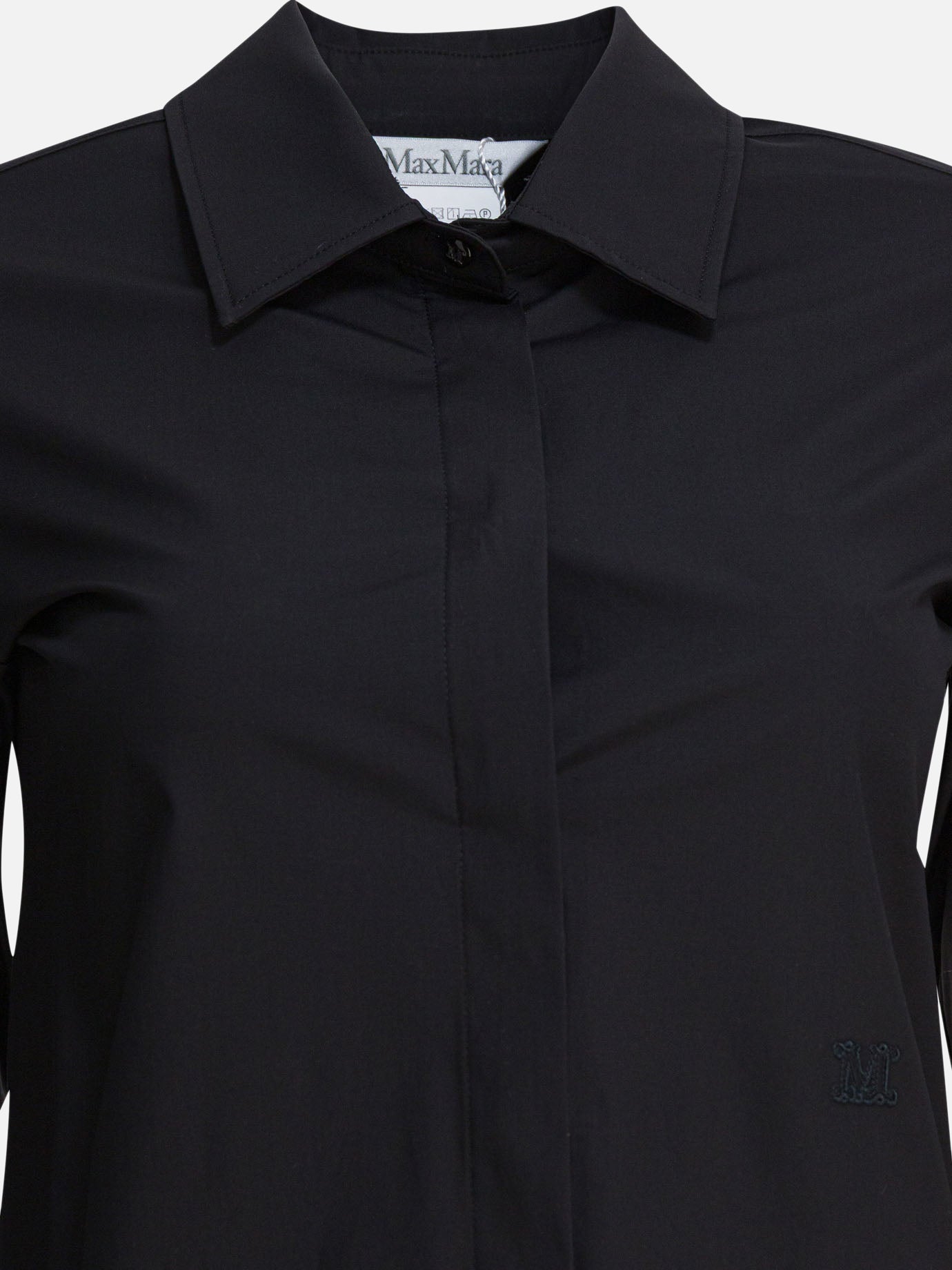 Casual shirts Solid colour  Black - Max Mara Women | PDP | VIETTI Online Store | Zoom-Modal_3
