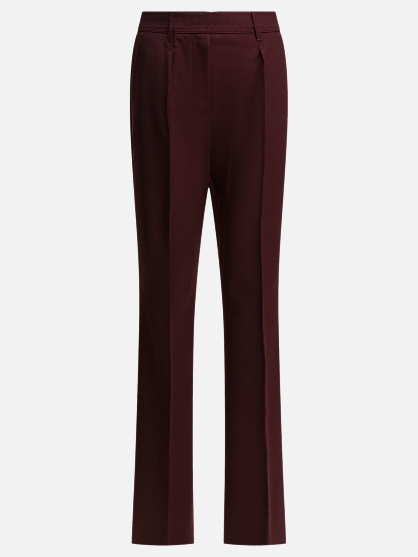 Leisure trousers Solid colour  Red - Max Mara Women | PDP | VIETTI Online Store | Zoom-Modal
