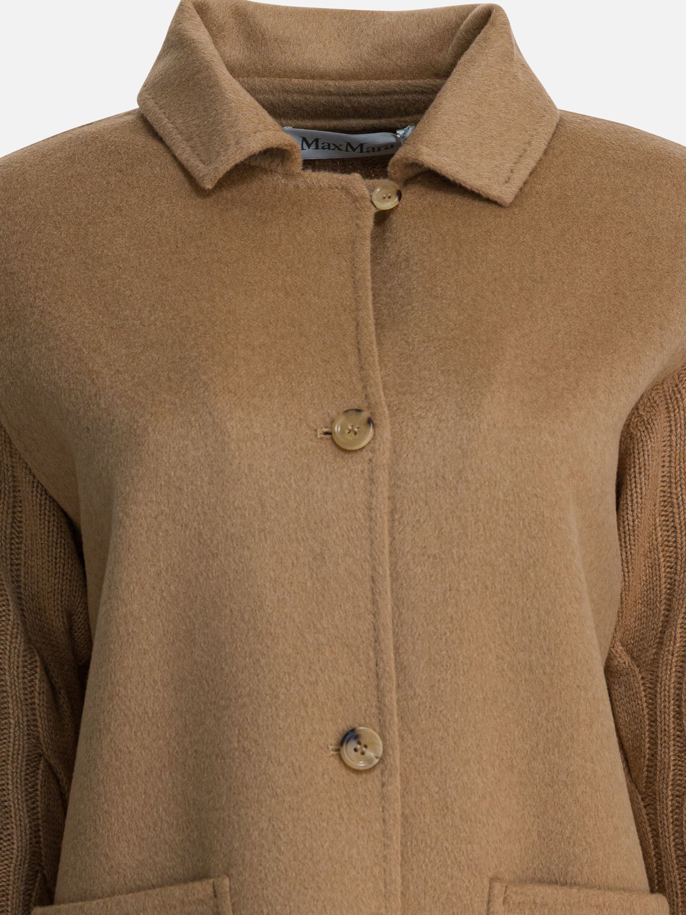 Short coats Solid colour  Brown - Max Mara Women | PDP | VIETTI Online Store | Zoom-Modal_3

