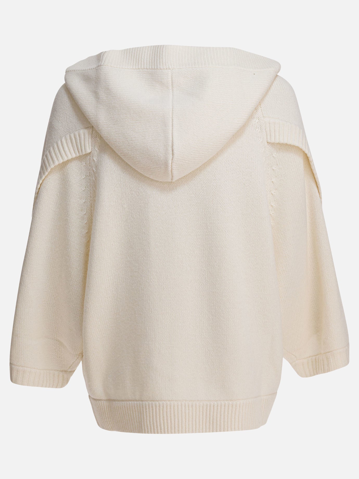 Max Mara Wool and cashmere cardigan 12393752_XS White thumbnail_2
