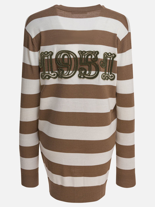 Max Mara Cardigan with 1951 lettering 13983626_S Brown 2