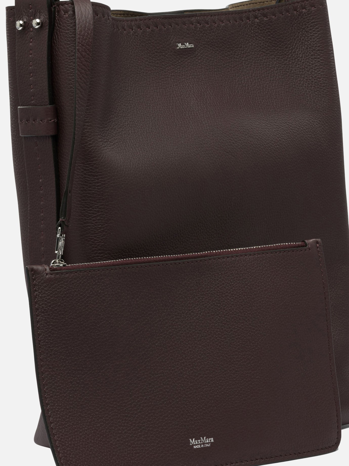 Max Mara "Archetipo" shoulder bag Bordeaux