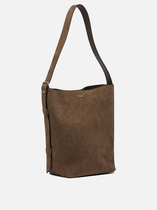Max Mara "Archetipo" suede shoulder bag 16568040_UNI Brown 2