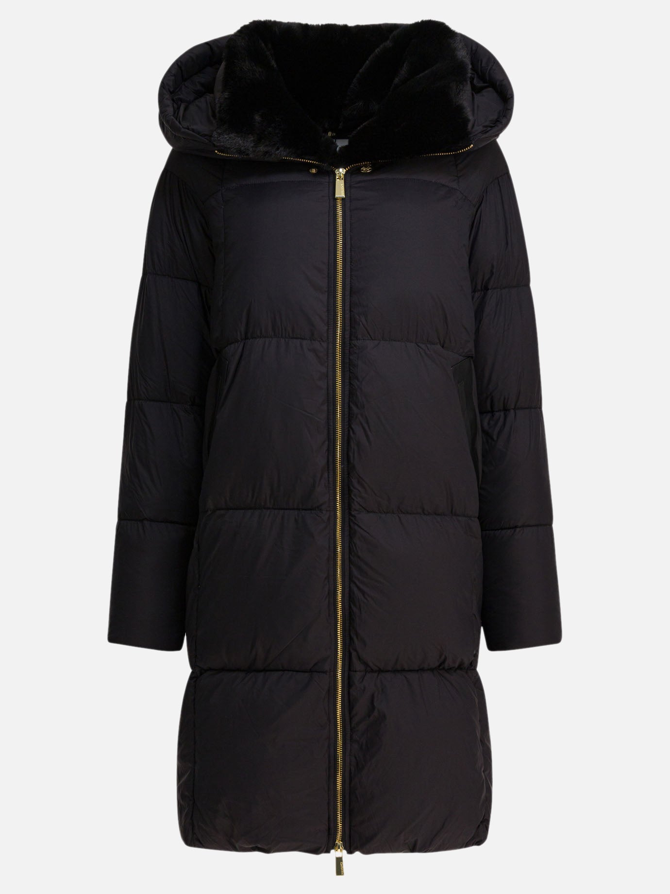 Down coats Solid colour  Black - Max&amp;Moi Women | PDP | VIETTI Online Store | thumbnail