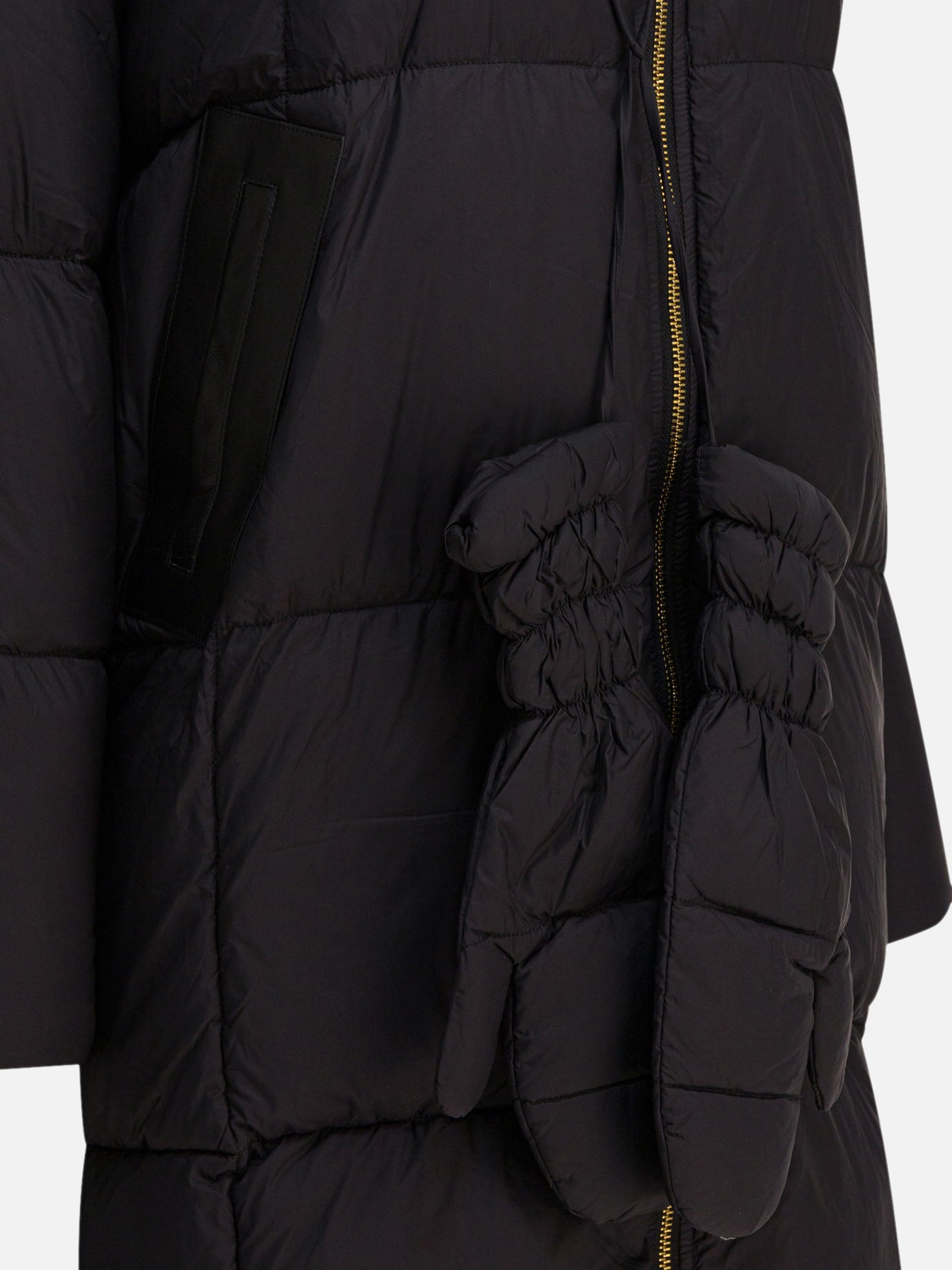Down coats Solid colour  Black - Max&amp;Moi Women | PDP | VIETTI Online Store | thumbnail_4