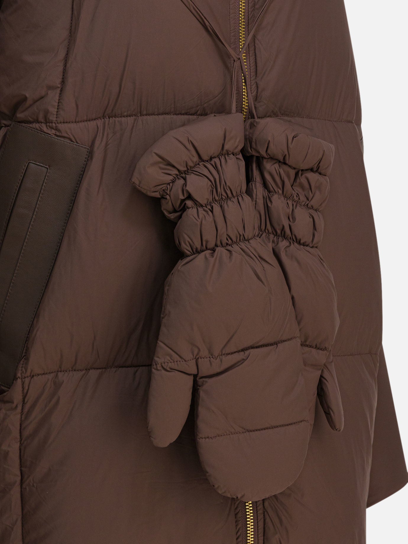 Down coats Solid colour  Brown - Max&Moi Women | PDP | VIETTI Online Store | Zoom-Modal_4
