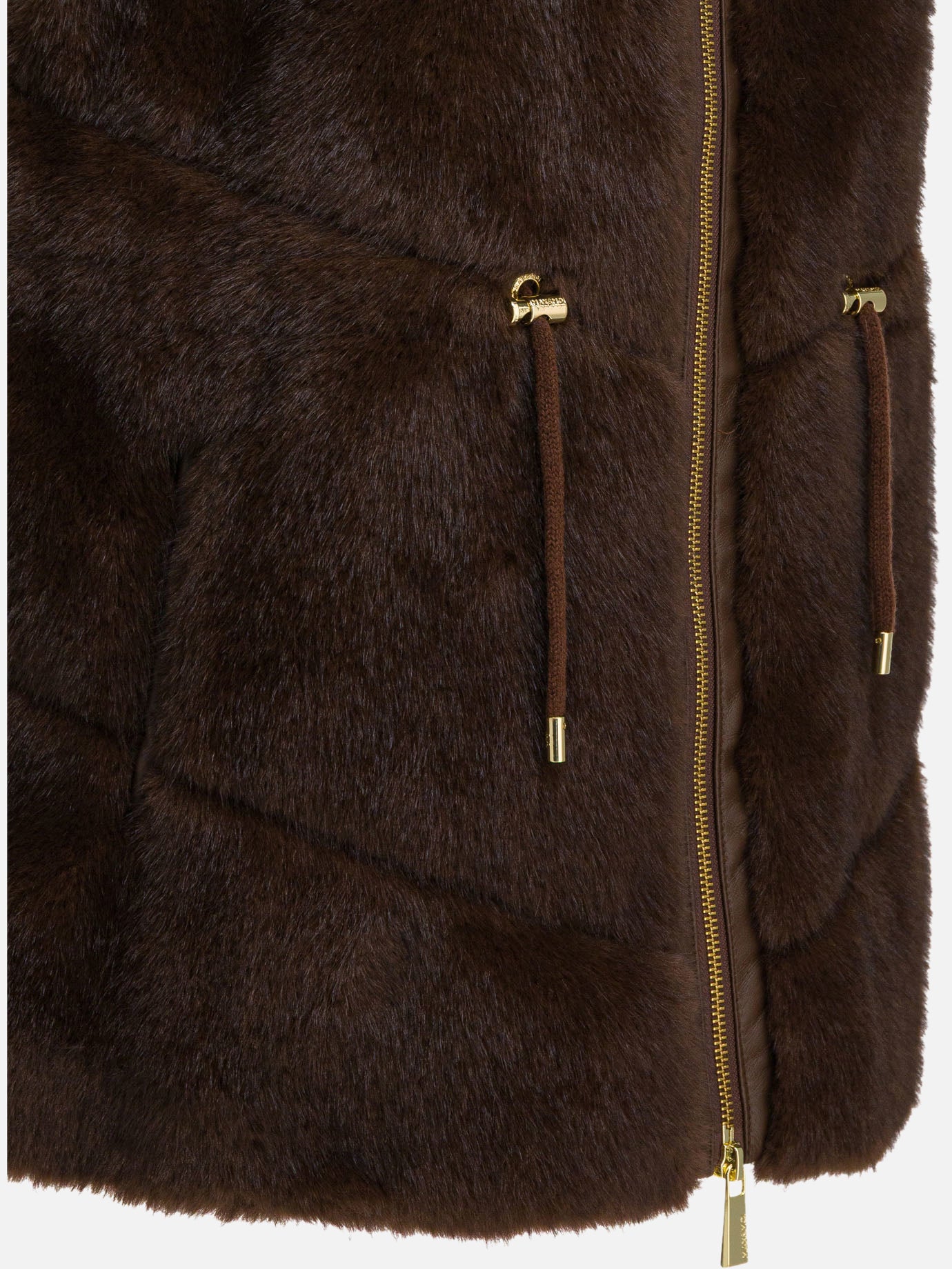 Vest jackets Solid colour  Brown - Max&Moi Women | PDP | VIETTI Online Store | Zoom-Modal_4

