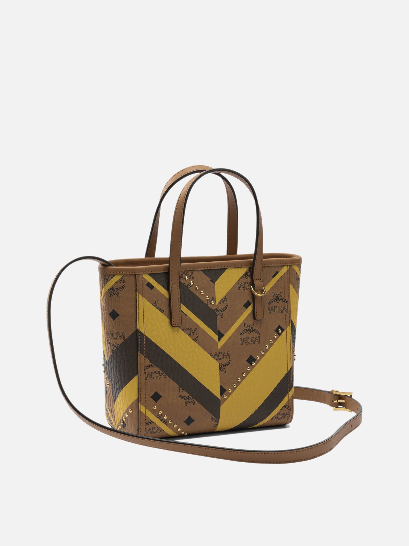 Mini bags 60% polyurethane 30% polyester 10% cotton  Brown - Mcm Women | PDP | VIETTI Online Store | Zoom-Modal_2
