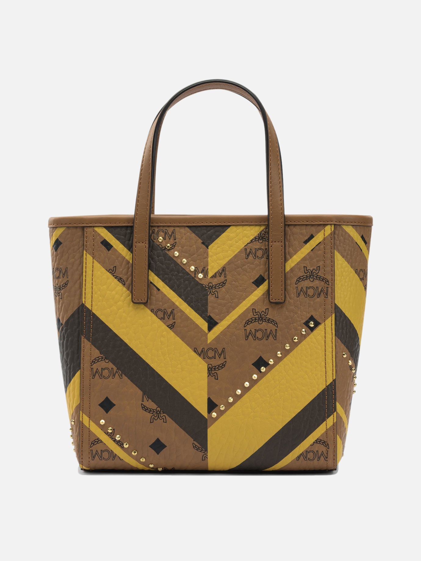 Mini bags 60% polyurethane 30% polyester 10% cotton  Brown - Mcm Women | PDP | VIETTI Online Store | thumbnail_3