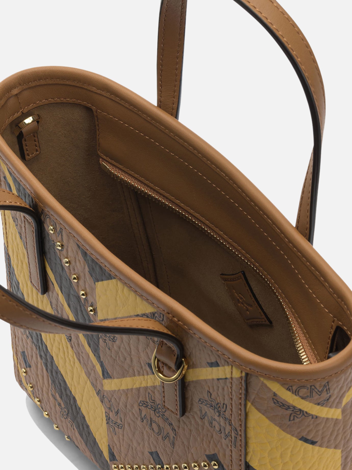 Mini bags 60% polyurethane 30% polyester 10% cotton  Brown - Mcm Women | PDP | VIETTI Online Store | thumbnail_5