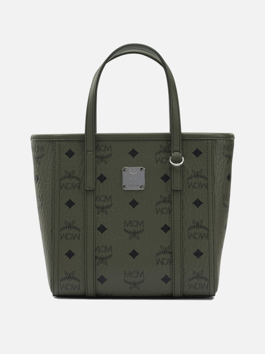 Mini bags 63% polyurethane 20% polyester 17% cotton  Green - Mcm Women | PDP | VIETTI Online Store 
