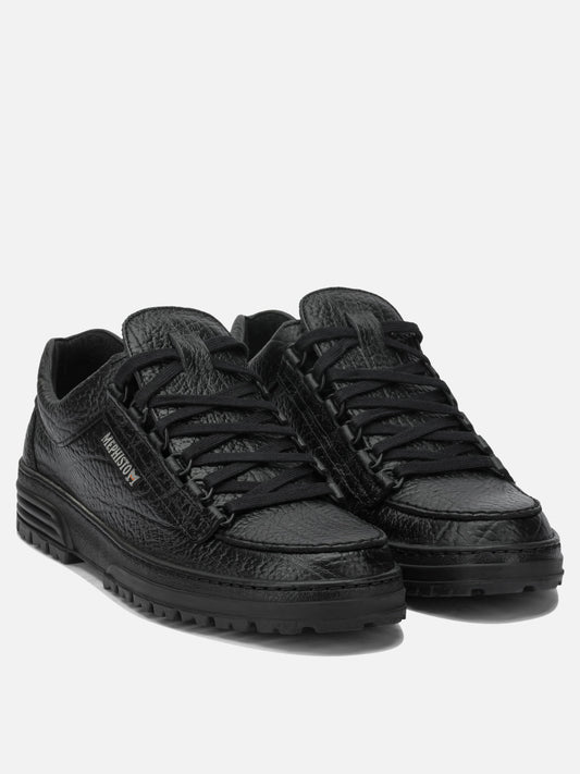 Low top sneakers 100% leather - 100% fabric - 100% rubber  Black - Mephisto Men | PLP | VIETTI Online Store | 2
