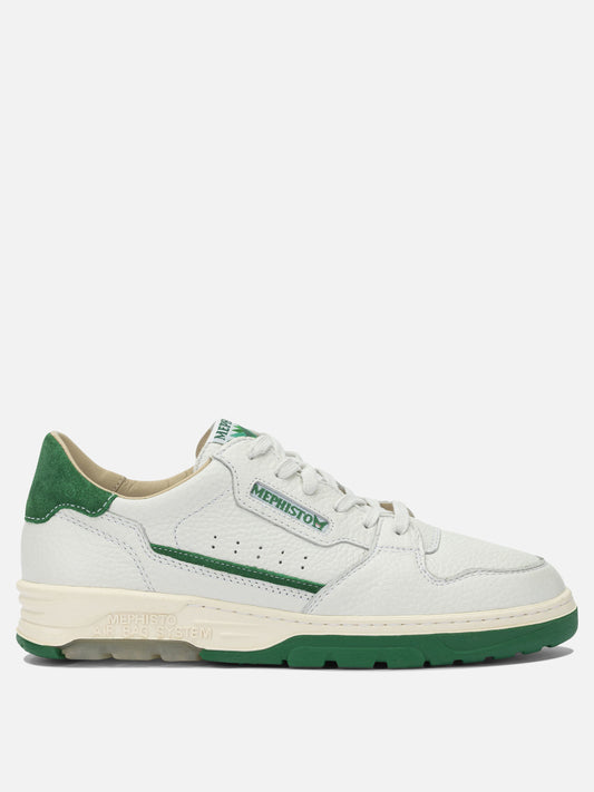Low top sneakers 100% leather  White - Mephisto Men | PLP | VIETTI Online Store 
